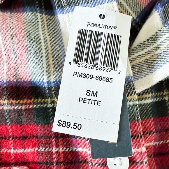 Pendleton Plaid Button Down Flannel Shirt - Picture 4 of 6